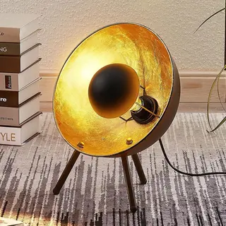 Table Lamp 'Muriel' (Modern) In Black Made Of Metal For E.g. Living Room & Dining Room (1 Light Source, E27) From Lindby | Desk Lamps