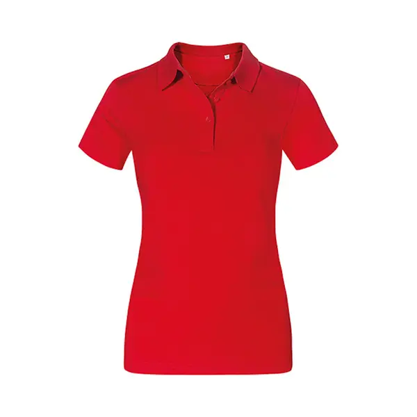 Promodoro Damespolo 'Jersey' Met Korte Mouwen Fire Red - Xxl thumbnail