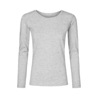 Promodoro Women´s Roundneck T-Shirt Long Sleeve XO1565 - Heather Grey - Xl