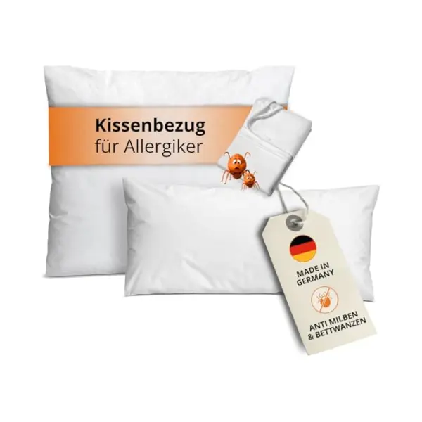 Sleepling Evolon Encasing - Kussensloop 40x145 Cm - Allergievriendelijke Hoes Voor Zijslaperkussen - Kussenbeschermer Tegen Mijten En Huisstof - thumbnail