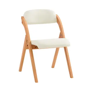 Sobuy - Folding Chair Wooden Padded Folding Kitchen Dining Chair Office Chair Desk Chair, fst92-w
