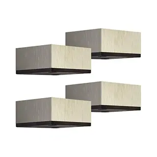 So-tech - 4er Set Möbelfüße Motel 65 X 65 Mm Höhe 35 Mm Edelstahloptik