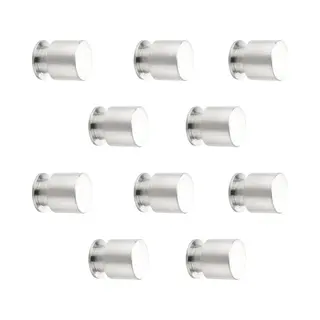 10 X Meubelknop EK05 Ø 30 Mm Roestvrij Staal Geborsteld Roestvrij Stalen Knop Van Sotech