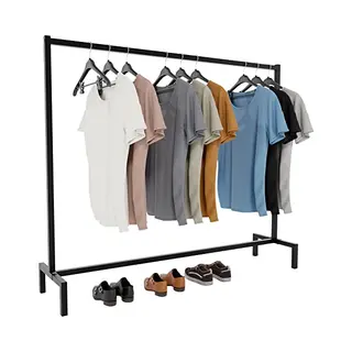 Clp Melva Kledingrek - Dressboy - Kledingstang - 150x38x120/zwart