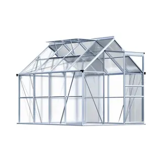 Gardebruk® Alu Gewächshaus 250x190x195cm 2 Dachfenster