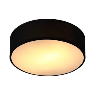 Monzana Plafondlamp - 40W Rond 30cm Fitting E27 - Zwart
