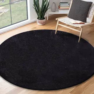 The Carpet Teppich Relax Round, Rund, Höhe, 16 Mm, Waschbarer Wohnzimmer Teppich Modern Rutschfest