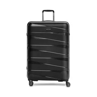 Redolz, Koffer, Essentials 10 Large 4 Rollen Trolley 76 Cm, Schwarz, (103 l)