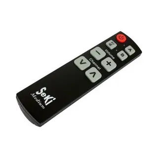 Seki Medium (Universele Afstandsbediening, Infrarood), Afstandsbediening, Zwart
