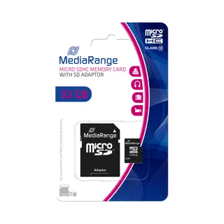MediaRange 32GB microSDHC Klasse 10