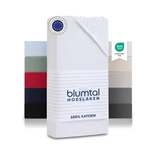 Blumtal Spannbettlaken 90x200cm Jersey - Bettlaken 90x200cm Aus 100% Baumwolle - Oeko-Tex Zertifiziertes Spannbetttuch 90x200 Cm - Matratzenbezug