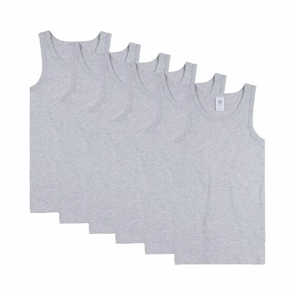 Sanetta, Jungen, Shirts, Unterhemd Casual, Grau, (128) thumbnail