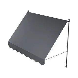 Merkloos Klemmende Luifel Kaapstad - 250x120 Cm - Grijs