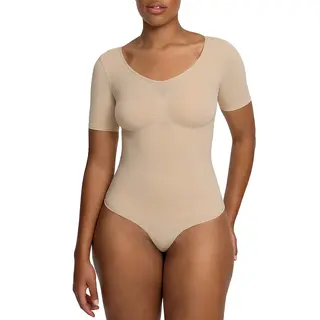 Cfab By Creamy Fabrics Shapingbody T-Shirt Bodysuit Sculpting Shapewear Mit Slip