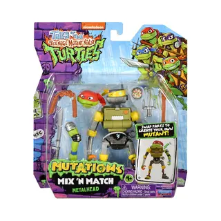 Playmates Tales Of Teenage Mutant Ninja Turtles, Mutations Mix And Match 4, 5-inch Metalhead Actiefiguur