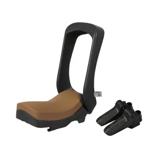 Urban Iki Junior Fietszitje - Zonder Montagekader - Bincho Black/ Kurumi Brown