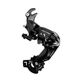 Shimano Change Post. 6/7V Rd-TY300 Tourney Tx, Volwassen Unisex, Zwart, Uni