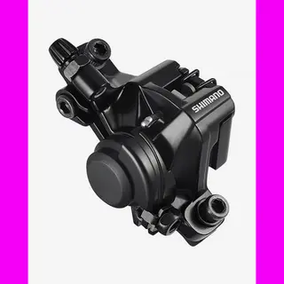 Shimano M375 Post Mount Resin Bremssattel Schwarz