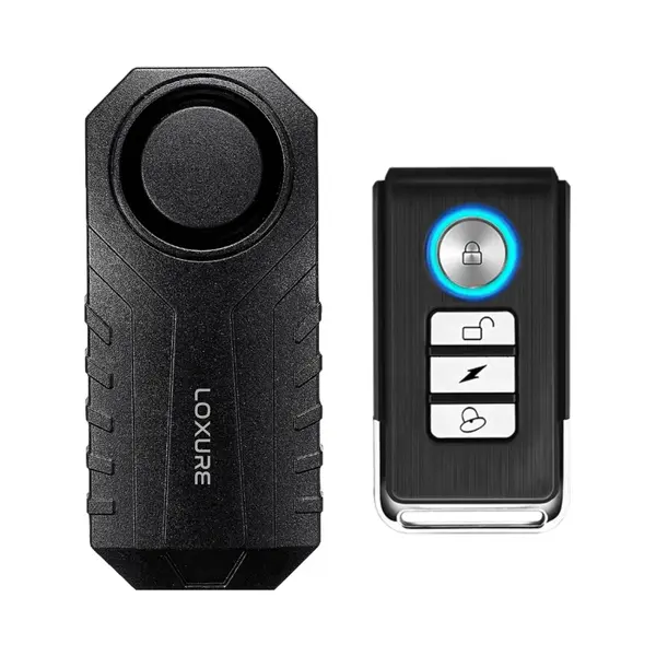 Loxure Fietsalarm Met Afstandsbediening - Origineel Model - 3D-sensor - 3 Geluidssterktes - Waterdicht - Incl. Batterijen thumbnail