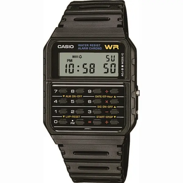 Casio Vintage Ca-53W-1ER Rubber Bracelet Calculator Watch thumbnail