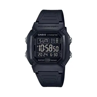 Casio W-800H-1BVES horloge Man Quartz Zwart