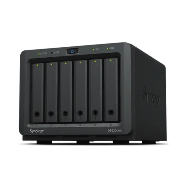 Synology DiskStation DS620slim Nas Desktop Intel® Celeron® J3355 2 Gb DDR3L 1,44 Tb Ssd DiskStation Manager Schwarz thumbnail
