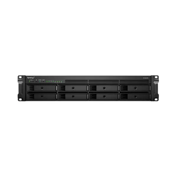 Synology RackStation RS1221RP+ Nas & Speicherserver Rack (2U) Ryzen Embedded V1500B 4 Gb DDR4 0 Tb DiskStation Manager Schwarz thumbnail