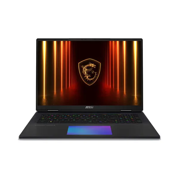 Msi Titan 18 Hx Ai A2XWJG-492NL Intel Core Ultra 9 285HX Laptop 45,7 cm (18") Uhd+ 64 Gb DDR5-Sdram 6 Tb Ssd Nvidia GeForce Rtx 5090 Wi-Fi 7 (802.11be) Windows 11 Pro Zwart thumbnail