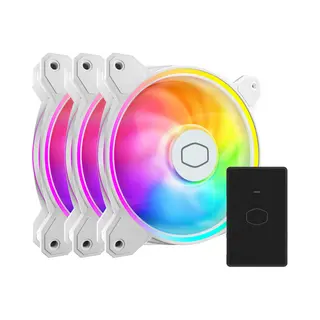 Cooler Master MasterFan MF120 Halo² white 3in1 Computer behuizing Ventilator 12 cm Wit 3 stuk(s)