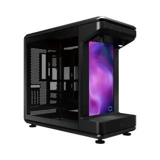 Cooler Master MasterFrame 360 Stage Lcd Full Tower Schwarz, Transparent