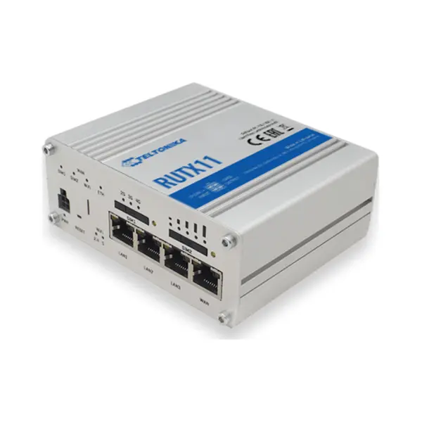 Teltonika RUTX11 wireless router Gigabit Ethernet Dual-band (2.4 GHz / 5 GHz) 4G Grey thumbnail