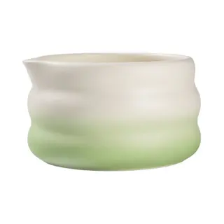 Ceramic Matcha Bowl CHiATO Chawan Mint Earth – Mint / White