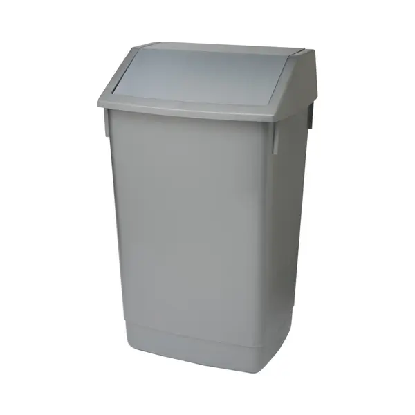 Addis Prullenbak 'Sem' - 60 Liter - Afvalbak - Afvalemmer - Metallic thumbnail