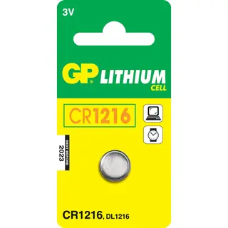 Gp Batteries CR1216 Einwegbatterie Lithium
