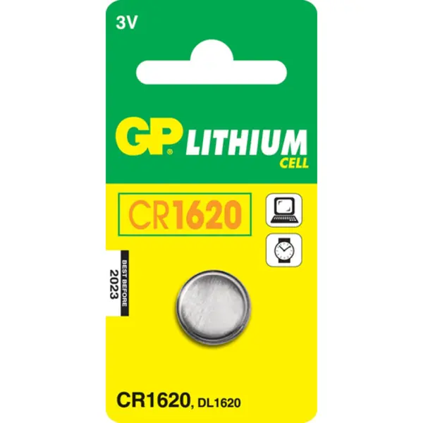 Gp Batteries Lithium Cell CR1620 Wegwerpbatterij thumbnail