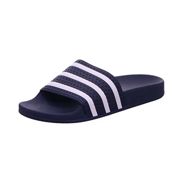 Adidas adilette Slides Unisex Blau, Weiß thumbnail