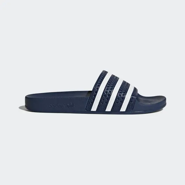 Adidas adilette Slides Unisex Blau, Weiß thumbnail