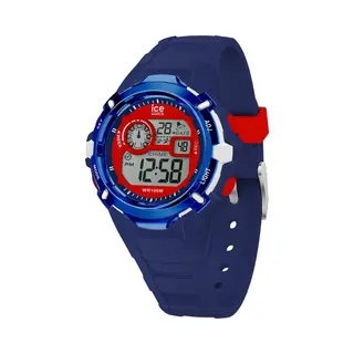 Ice-Watch Ice Watch Ice Digit Explorer - Spider 023264 Horloge - Siliconen - Blauw - Ø 40 Mm