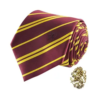Cinereplicas, Krawatte + Fliege, Harry Potter, Gryffindor - Mit Ansteck-Pin, Gelb, Rot