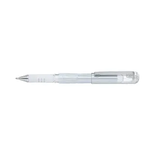 Gelschrijver Pentel K230M Medium Metallic Wit | 12 Stuks