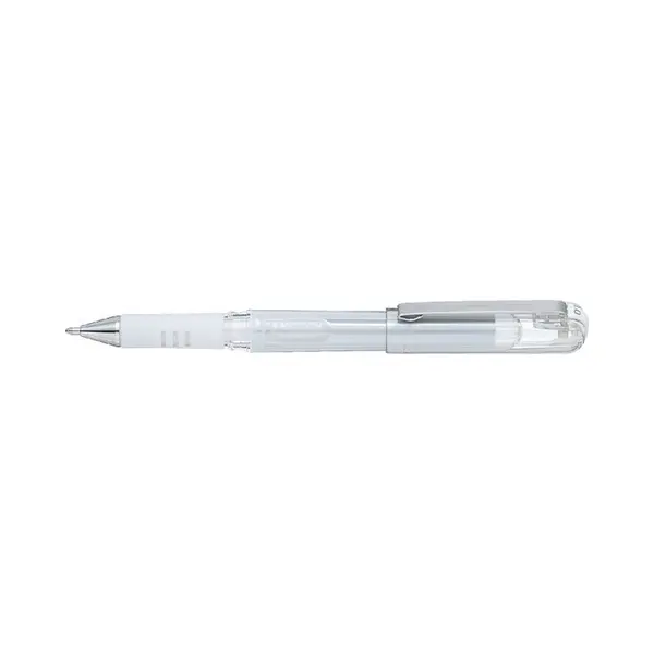 Gelschrijver Pentel K230M Medium Metallic Wit | 12 Stuks thumbnail