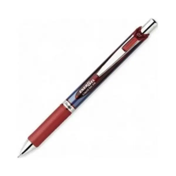 Pentel Energel Xm Klick Anklippbarer versenkbarer Stift Rot 12 Stück(e) thumbnail