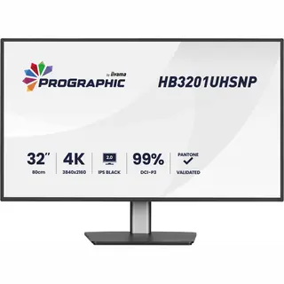 iiyama Prographic HB3201UHSNP-B1 computer monitor 80 cm (31.5") 3840 x 2160 pixels 4K Ultra Hd Lcd Black