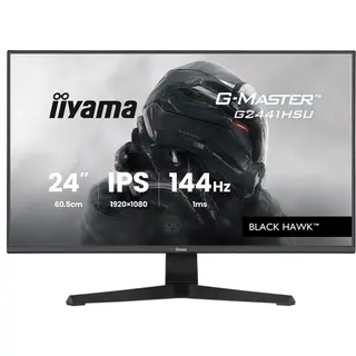 iiyama Get ahead with the 24" G2441HSU Black Hawk monitor with Ips Panel Technology and 1ms Mprt