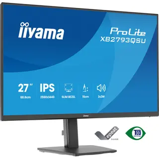 iiyama ProLite XB2793QSU-B1 computer monitor 68.6 cm (27") 2560 x 1440 pixels Quad Hd Black