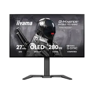 Iiyama G-Master GOB2701QSC-B1 26.5" Qhd Woled Gaming Monitor 280 Hz Dp/Hdmi/Usb-C PD65W