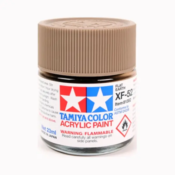 Tamiya Xf-52 acrielverf 23 ml Bruin Fles thumbnail