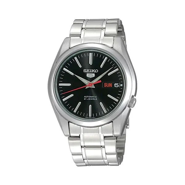 Seiko 5 Sports Herren Automatikuhr Silber SNKL45K1 thumbnail