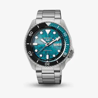 Seiko Mens 5 Sports Skx Sea Green Dial Watch SRPJ45K1