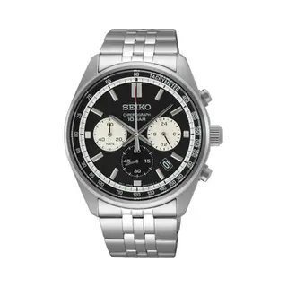 Seiko, Armbanduhr, - SSB429P1, Schwarz, (Chronograph)